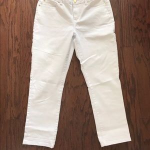 Jennifer Lopez white 5 pocket capris women’s Sz 10